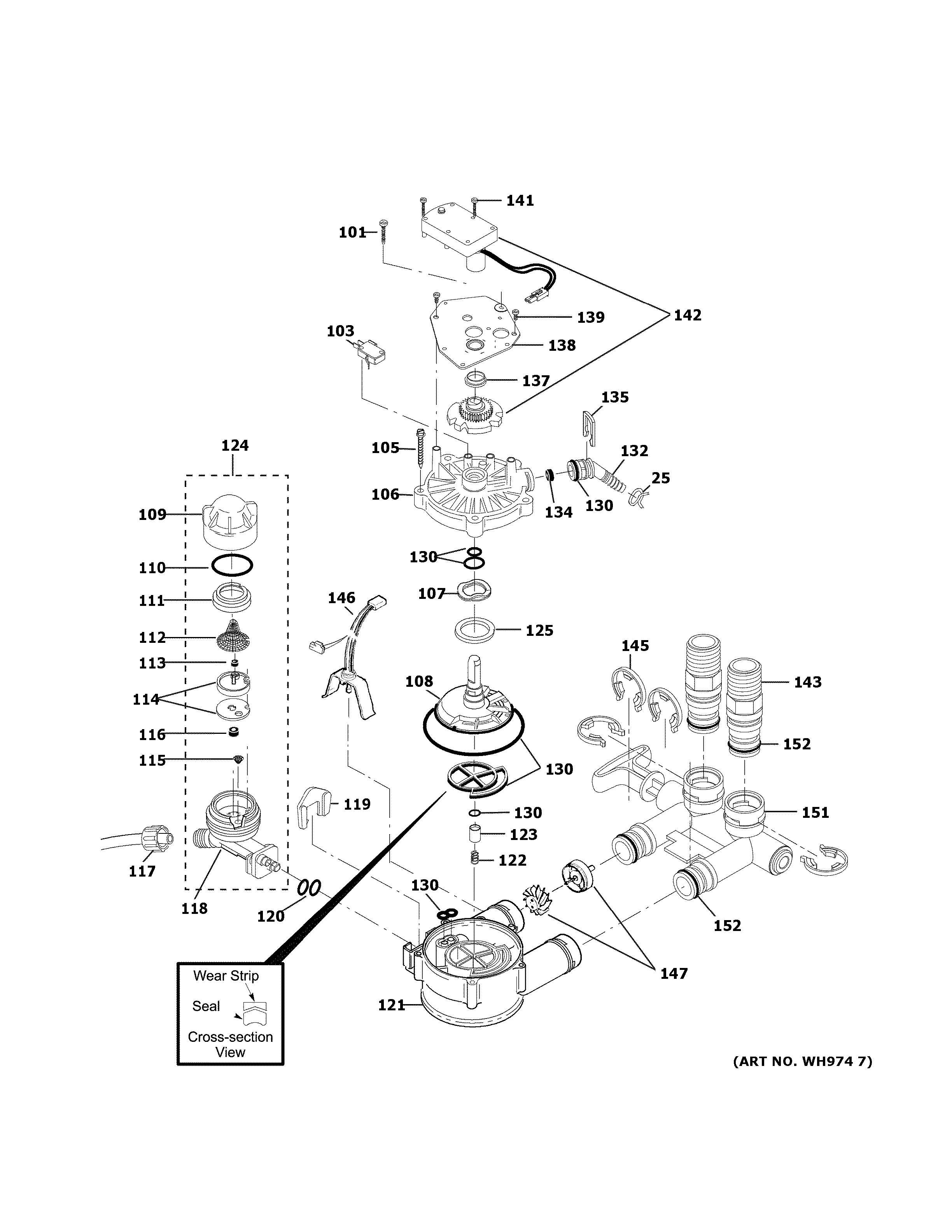 GE GXSH40V01 pump diagram