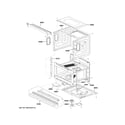 GE ZSB9121N2SS oven cavity parts diagram
