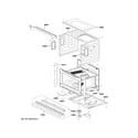 GE ZSB9131N2SS oven cavity parts diagram