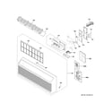 GE AZ65H15DACW1 grille & control parts diagram