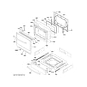 GE PGS930BP1TS door & drawer parts diagram