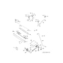 GE JGBS60DEK4WW gas & burner parts diagram
