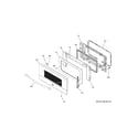 GE PT9200SL3SS lower door diagram