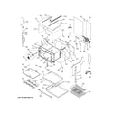 GE PT9200SL3SS lower oven diagram