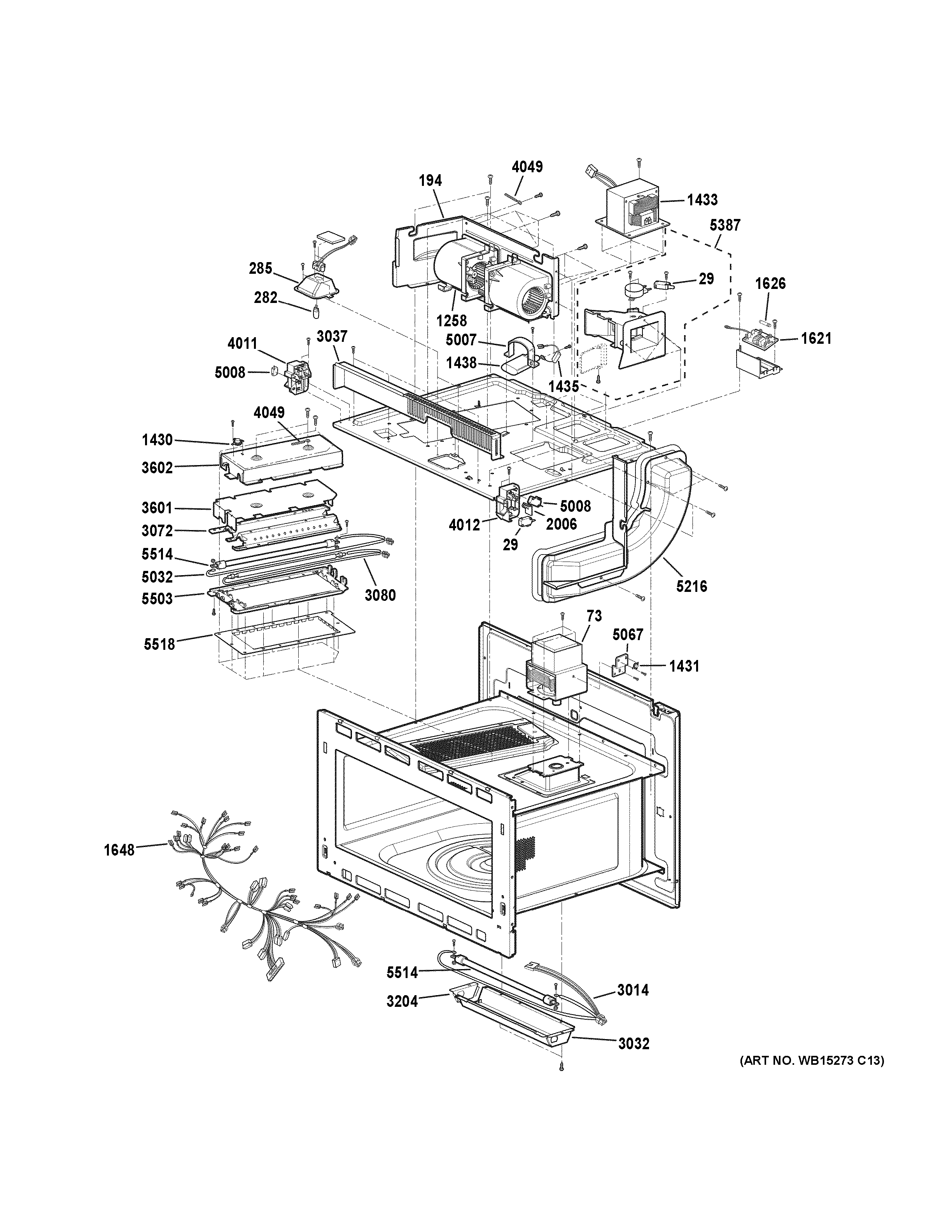 GE PSB9120EF4ES insulator parts diagram