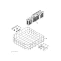 GE GDF510PSM0SS lower rack assembly diagram