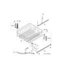 GE GDT635HGJ6BB upper rack assembly diagram