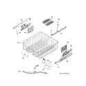GE GDT655SGJ5BB upper rack assembly diagram