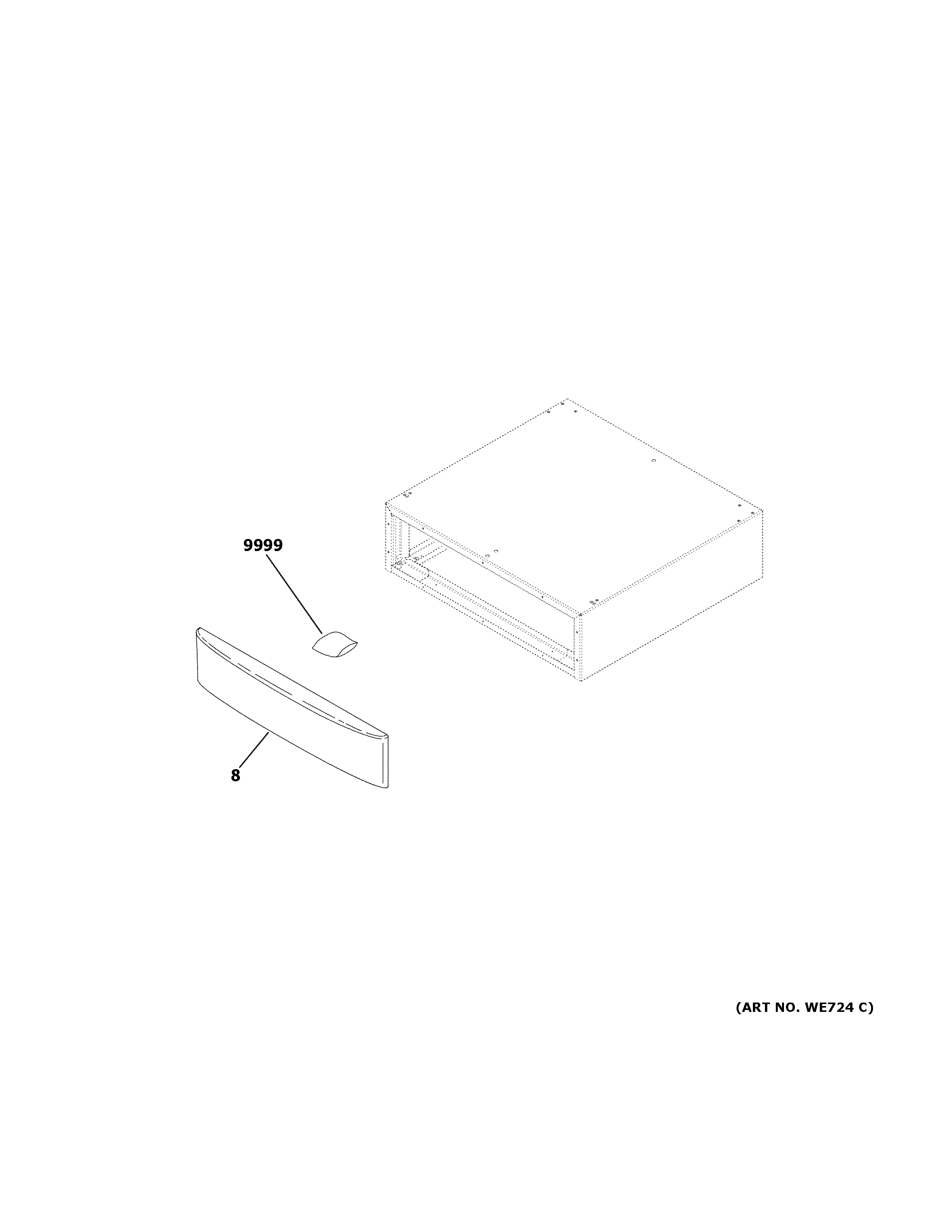 GE GFR0728PNRS riser assembly diagram