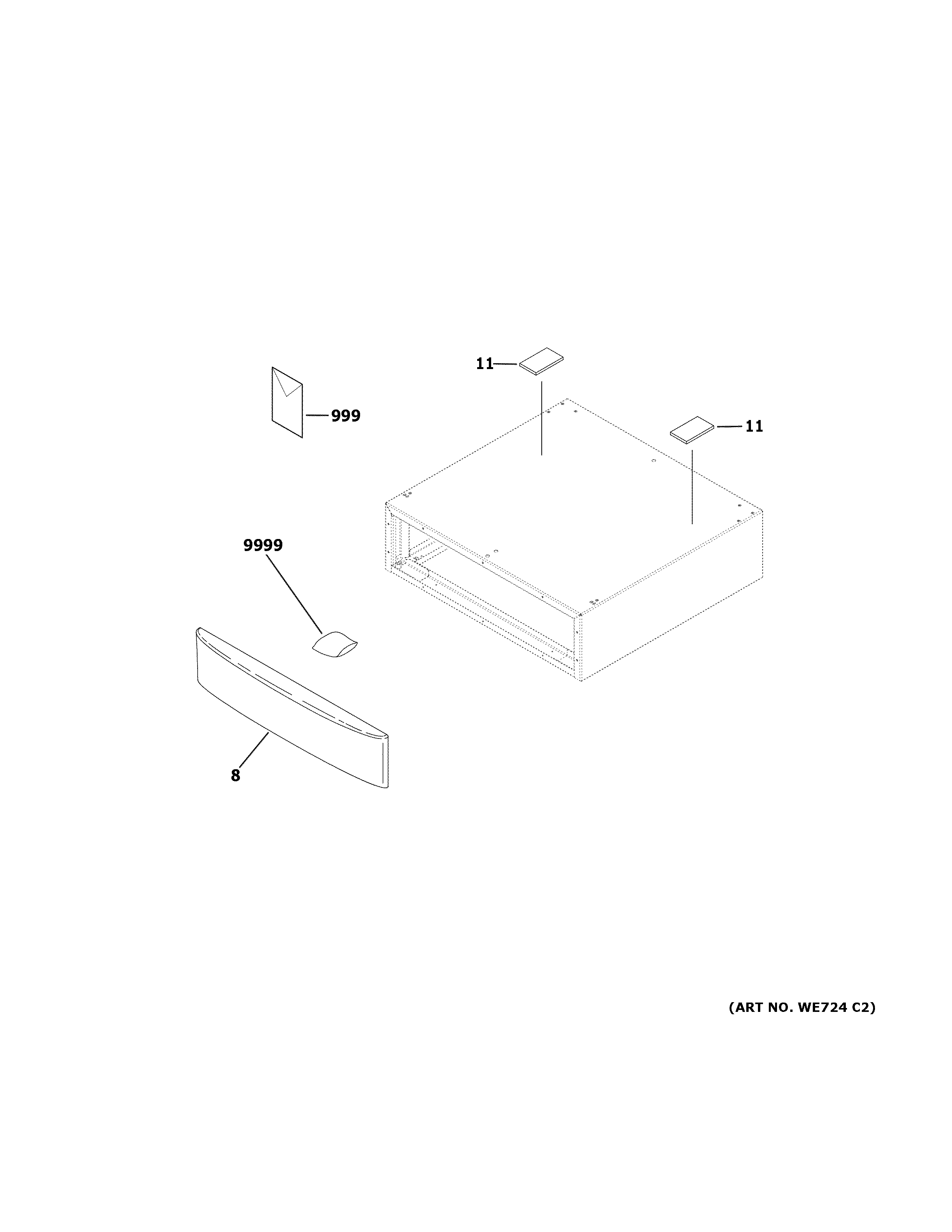 GE GFR0728PN0DG riser assembly diagram