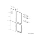 Haier HRB15N3BGS doors diagram