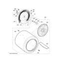 GE GTX22EASK0WW drum diagram