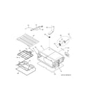 GE PS960BL1TS upper oven diagram
