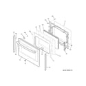 GE PS960BL3TS lower door diagram