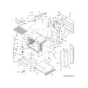 GE PS960BL3TS lower oven diagram