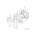 GE PHS930YP2FS door diagram