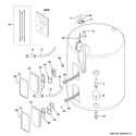 GE GE30L08BSM01 water heater assembly diagram