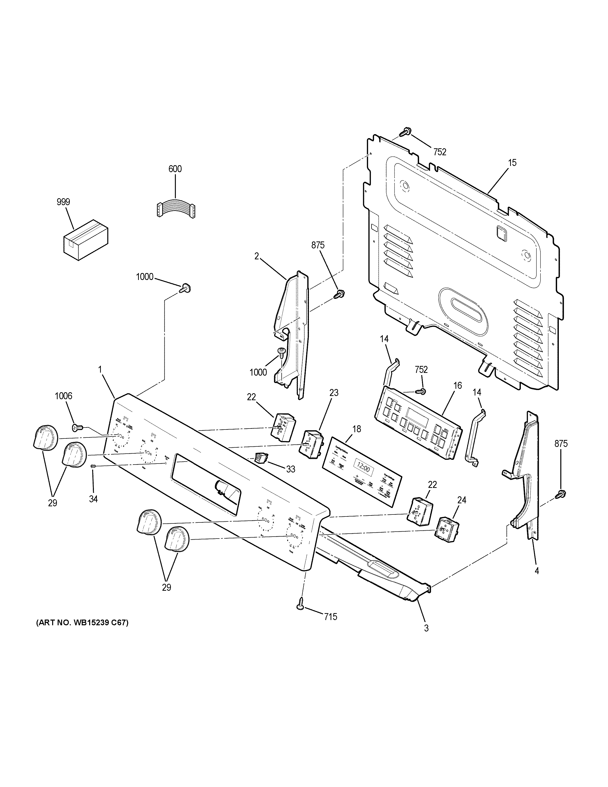 GE JBS60DK6WW control panel diagram