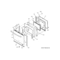 GE JBS60DK6WW door diagram