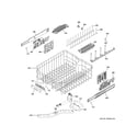 GE ZDT800SSF1SS upper rack assembly diagram
