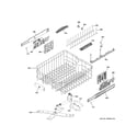 GE CDT865SSJ2SS upper rack assembly diagram