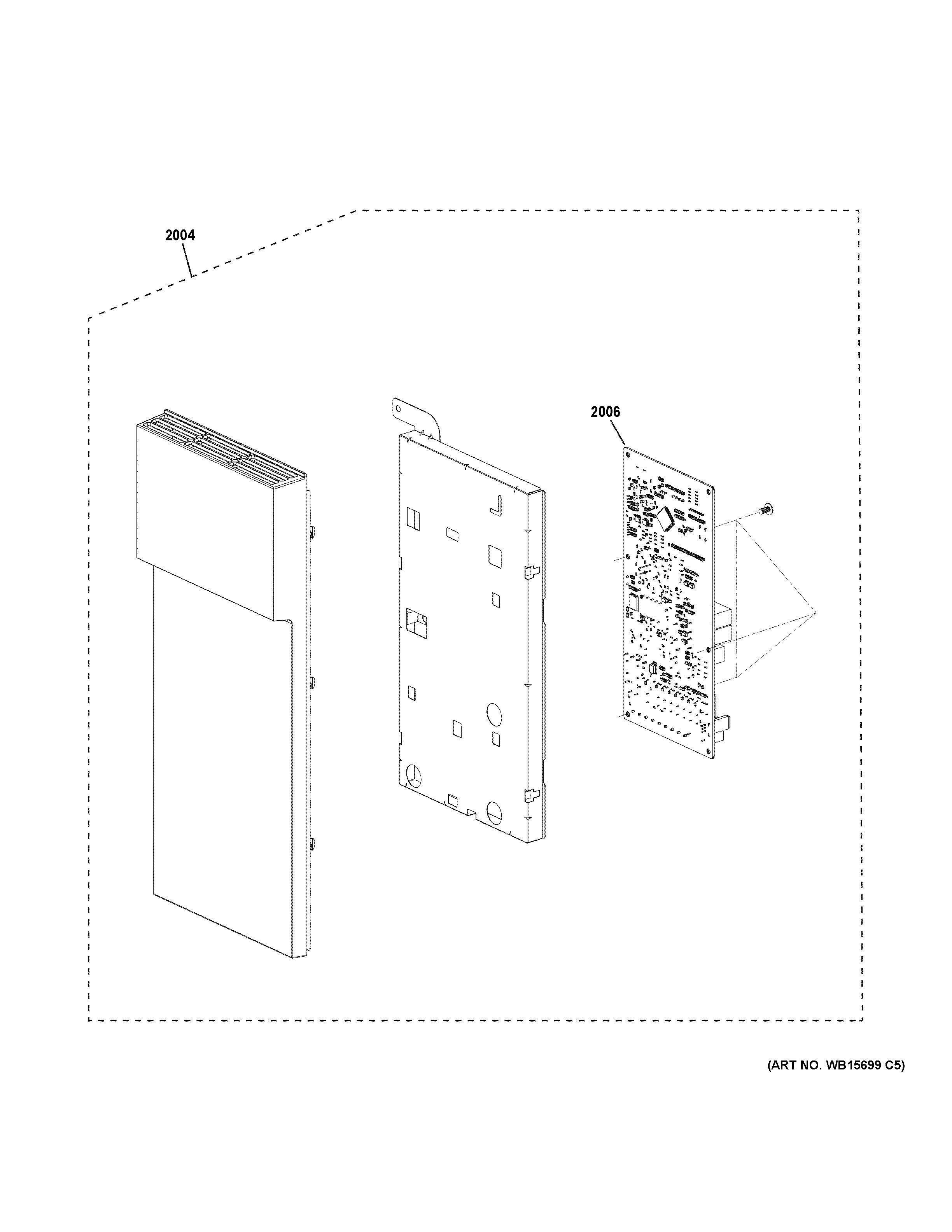 GE QVM7167RN8SS control parts diagram