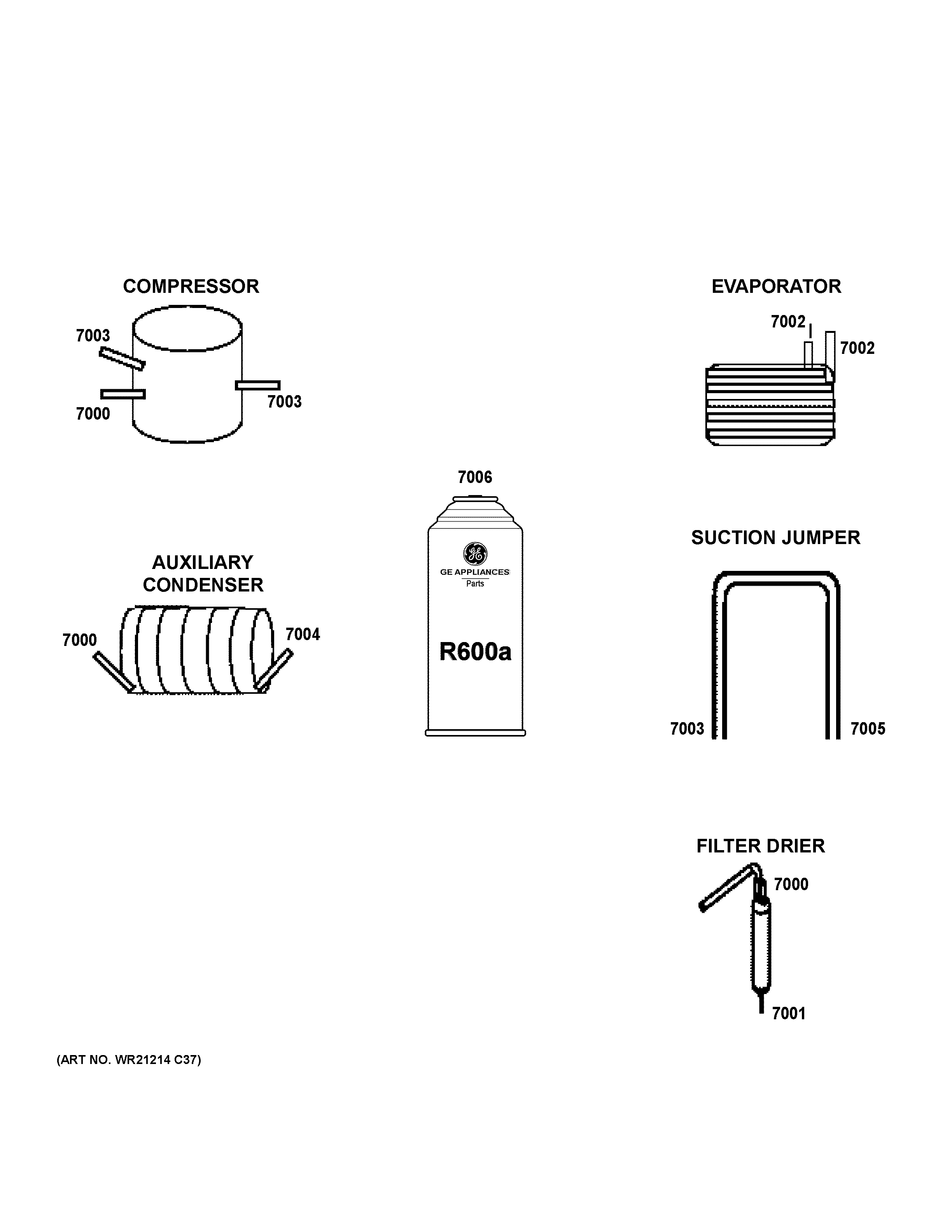 GE GTE18MSRBRSS lokring connectors diagram
