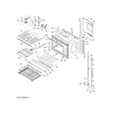 GE PT9551BL1TS upper oven diagram