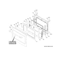 GE CKS70DP2N2S1 door diagram