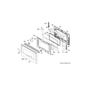 GE PGB950DEF2BB lower door diagram