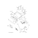 GE JGB695SEF1SS gas & burner parts diagram