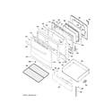 GE JGB695SEF1SS door & drawer parts diagram