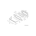 GE JGB850DEF2WW upper door diagram