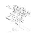 GE ZGU366NT1SS gas & burner parts diagram