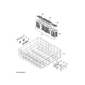 GE GDT605PGM0WW lower rack assembly diagram