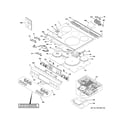 GE CHS90XP2M1S1 control panel & cooktop diagram