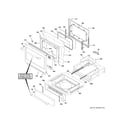 GE CHS90XP2M1S1 door & drawer parts diagram