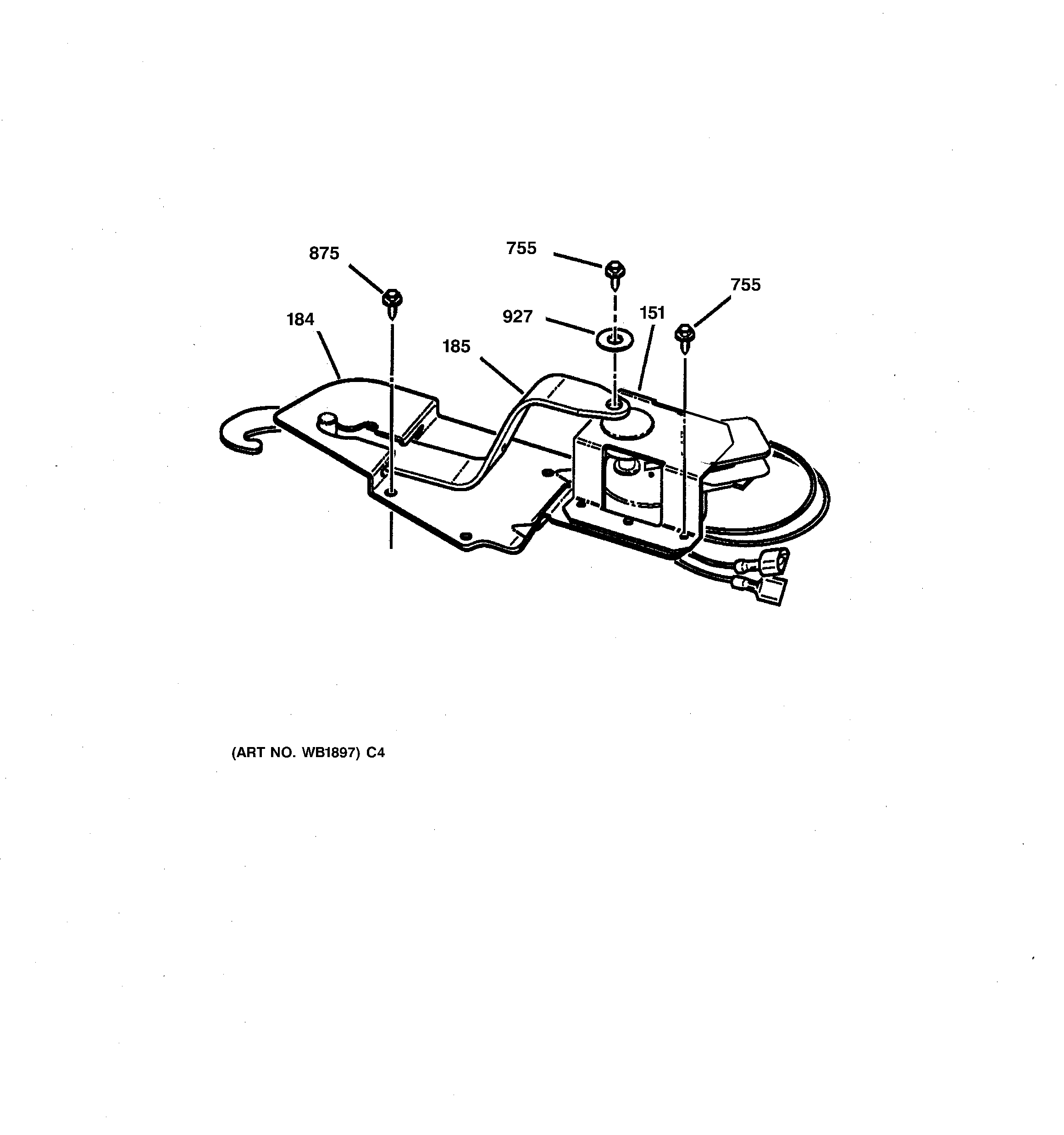 GE JCTP17WW1WW lock diagram
