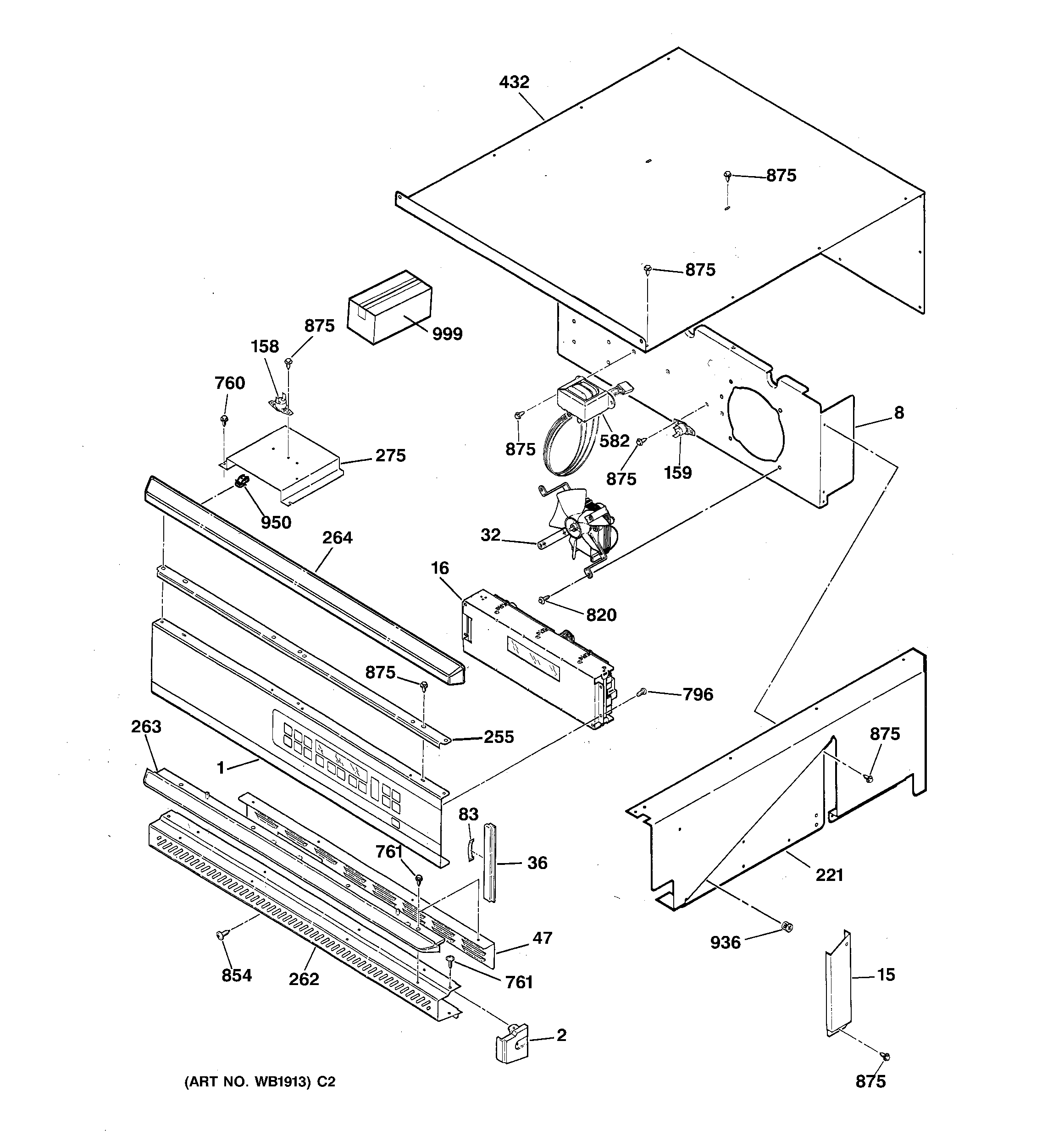 GE JKP18AV1AA control panel diagram