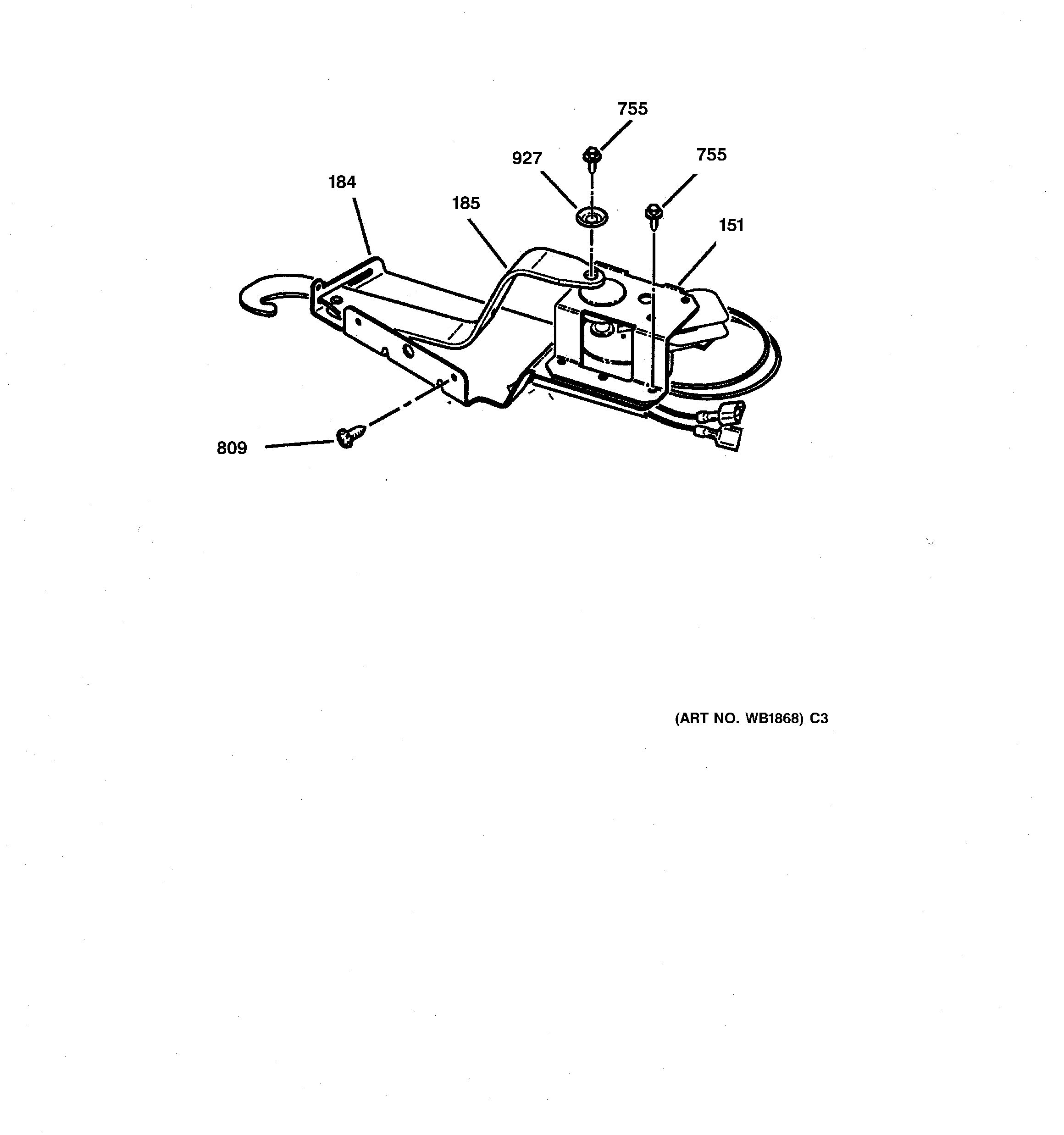 GE JKP18AV1AA lock diagram