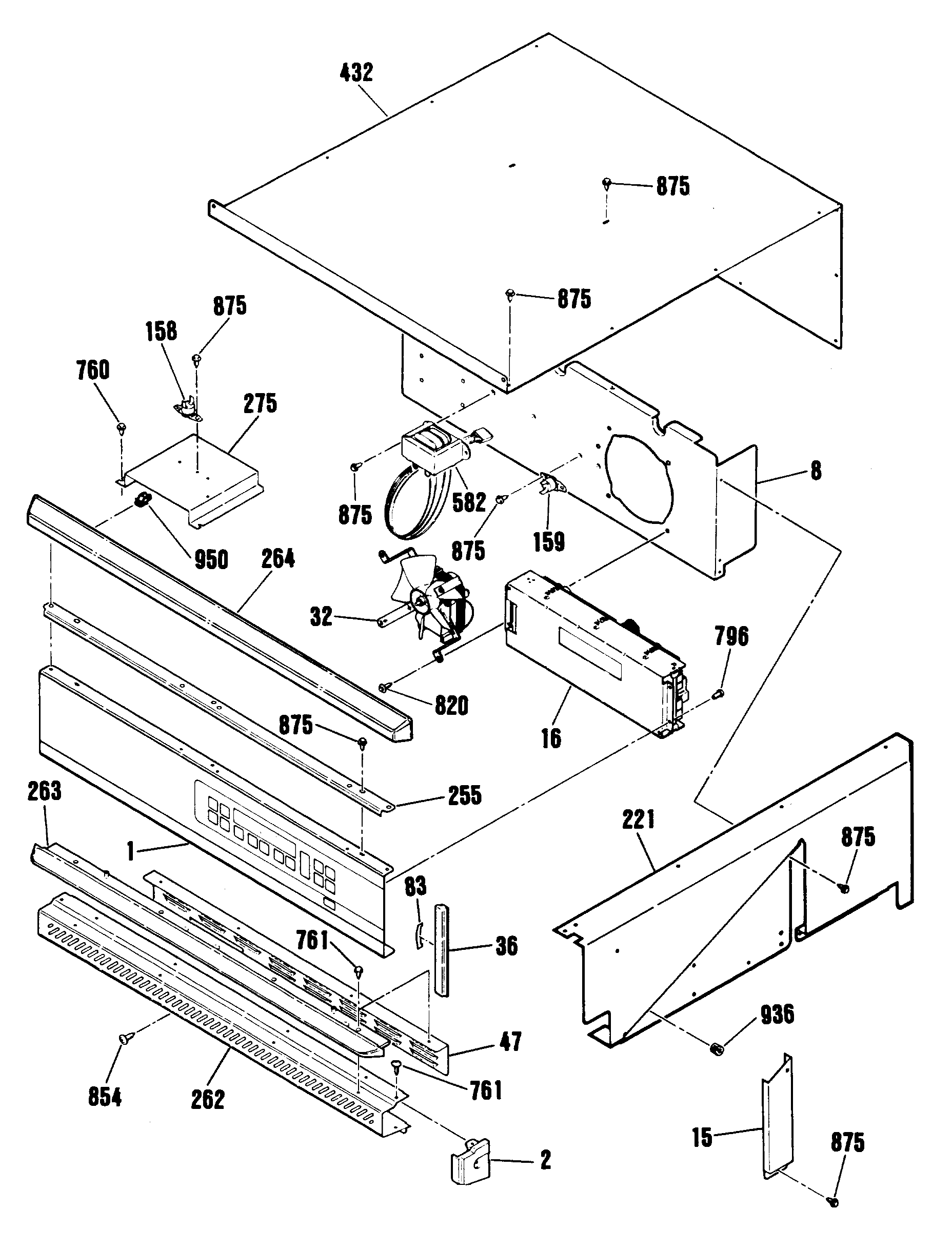 GE JKP45WV1WW parts list diagram