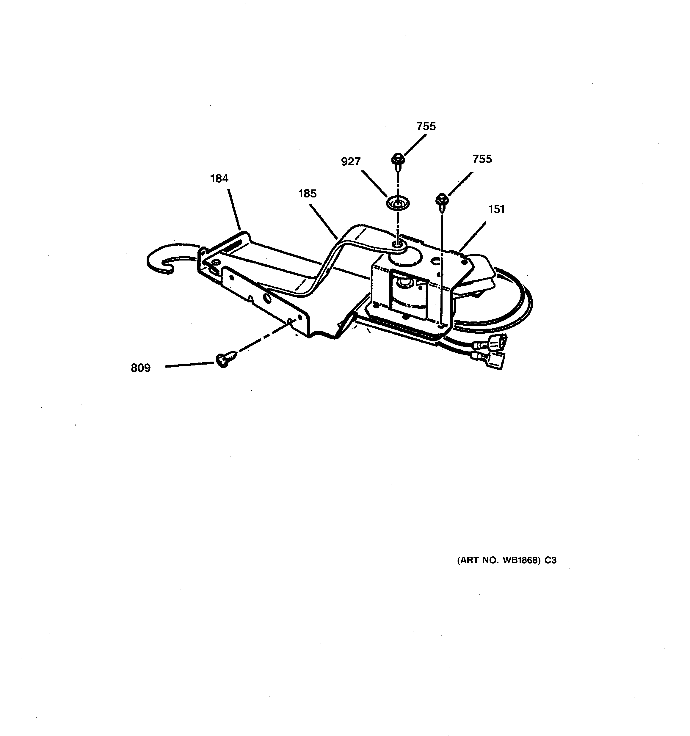 GE JKP56AV1AA lock diagram