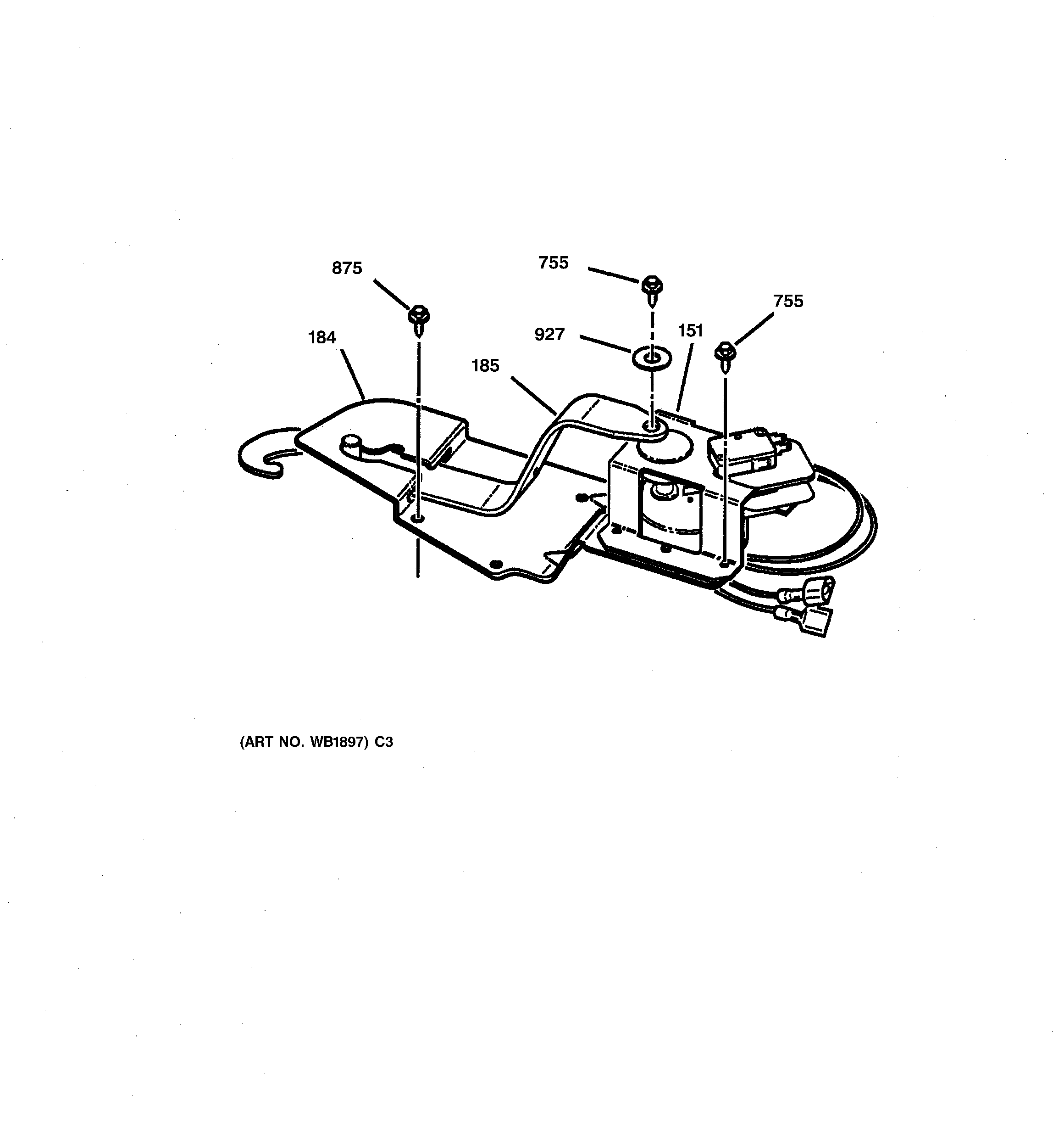 GE JTP56BW1BB lock diagram