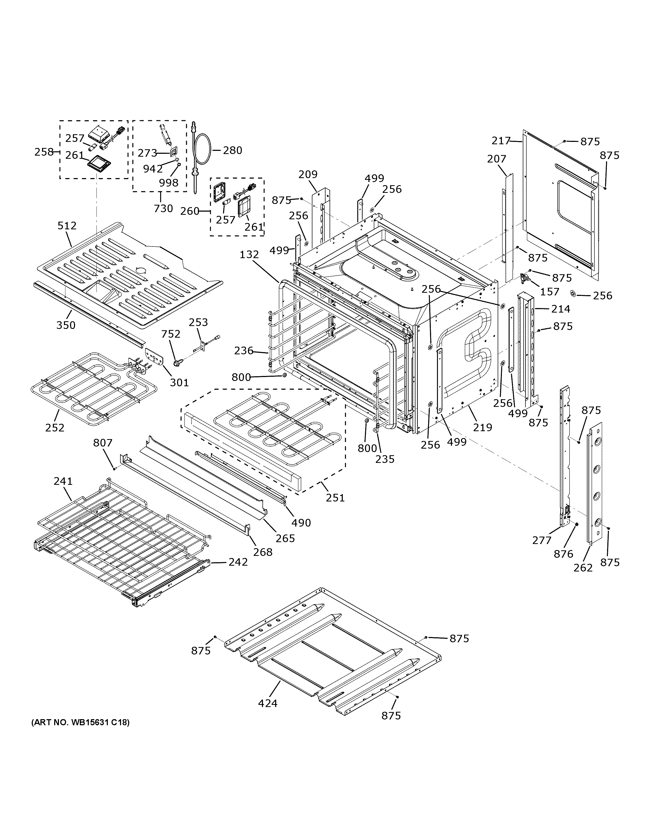 GE ZTS90DSSN1SS body parts diagram