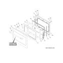 GE CTS70DP2N2S1 door diagram