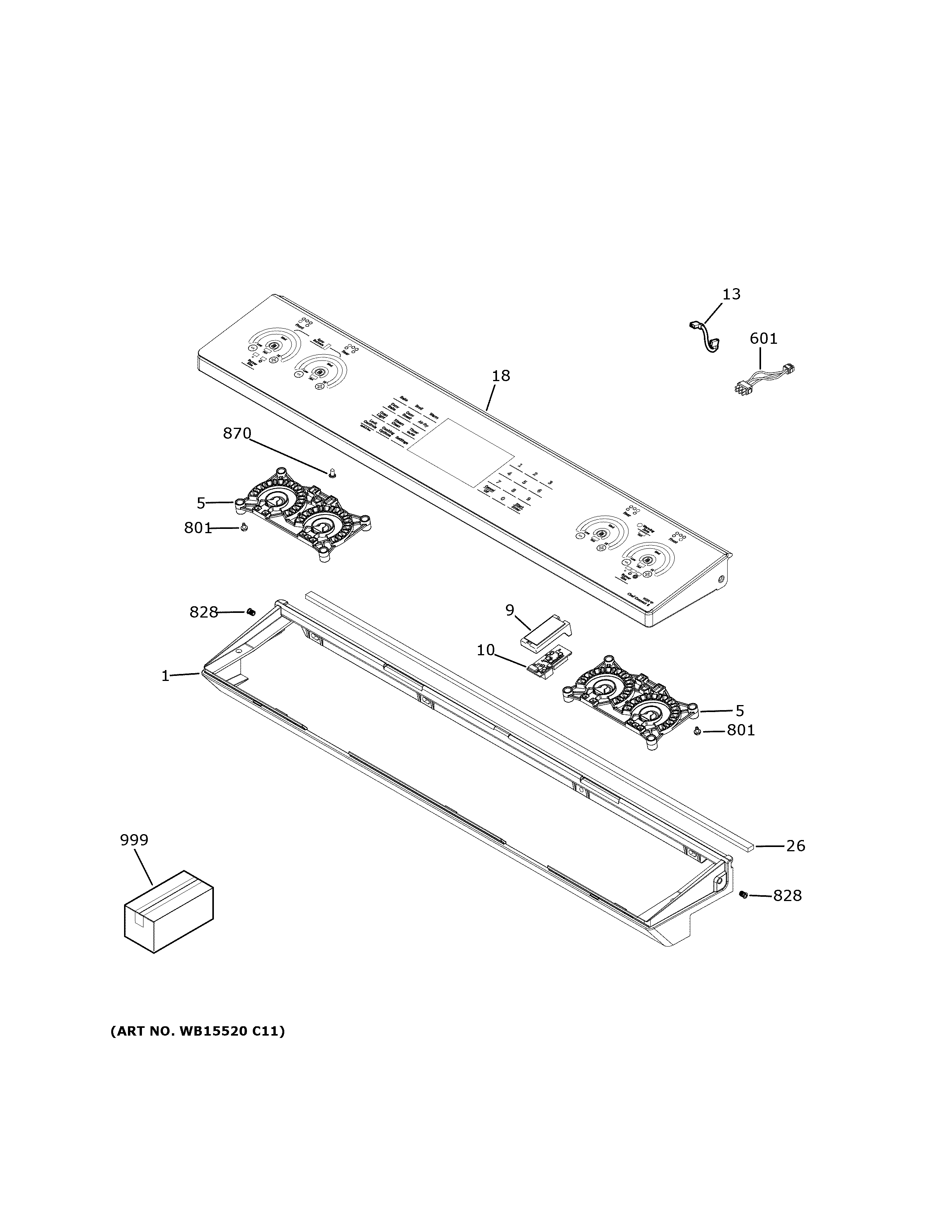 GE PSS93BP5TS control panel diagram