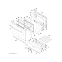 GE JGBS66EEK2ES door & drawer parts diagram