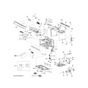 GE QVM7167RN1SS oven cavity parts diagram