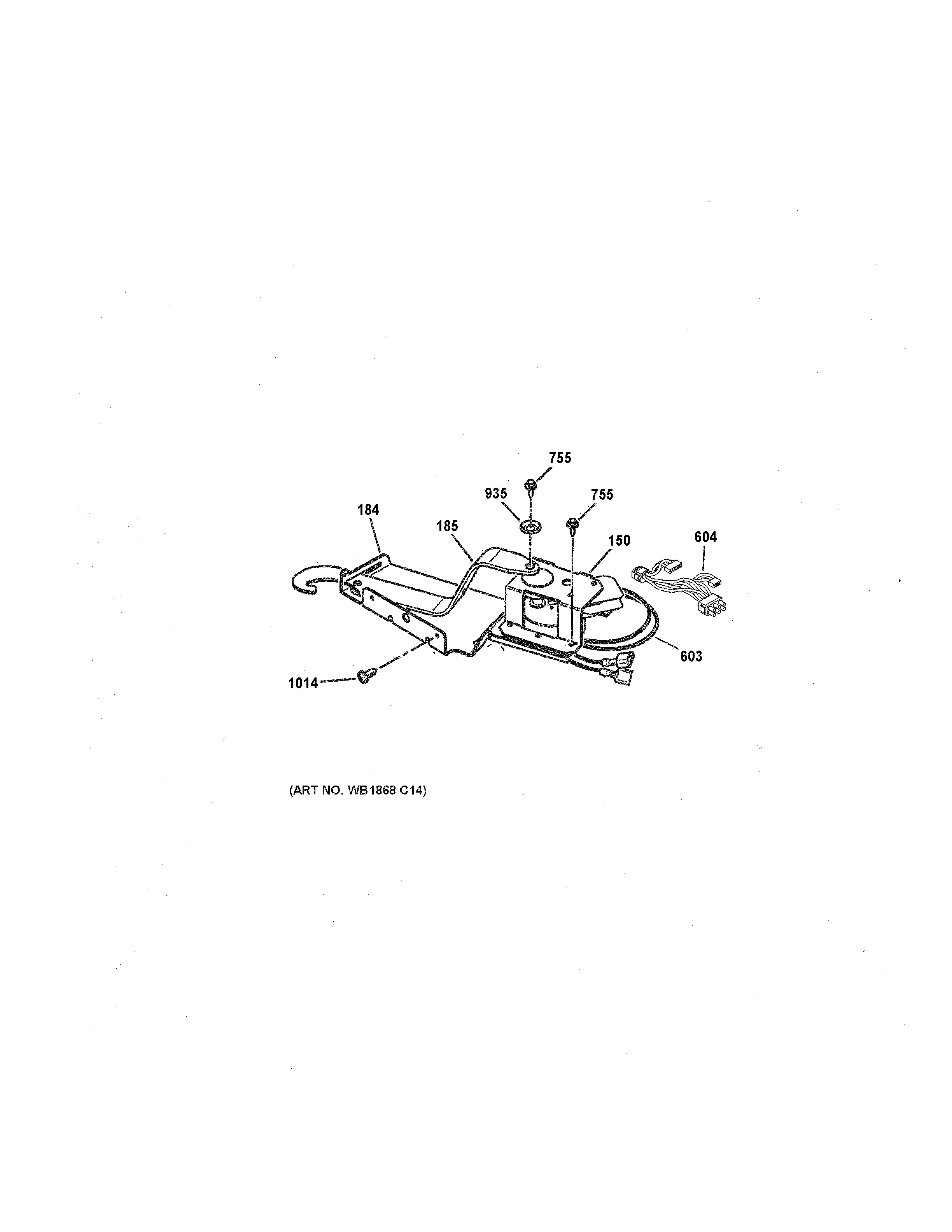 GE JM250DT1BB door lock diagram