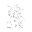GE JGSS66FEL3DS gas & burner parts diagram